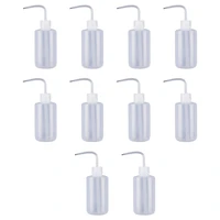 squirt bottle with narrow mouth pp reusable dispenser container with scale labels for washing watering cleaning tool250ml 10 pcs