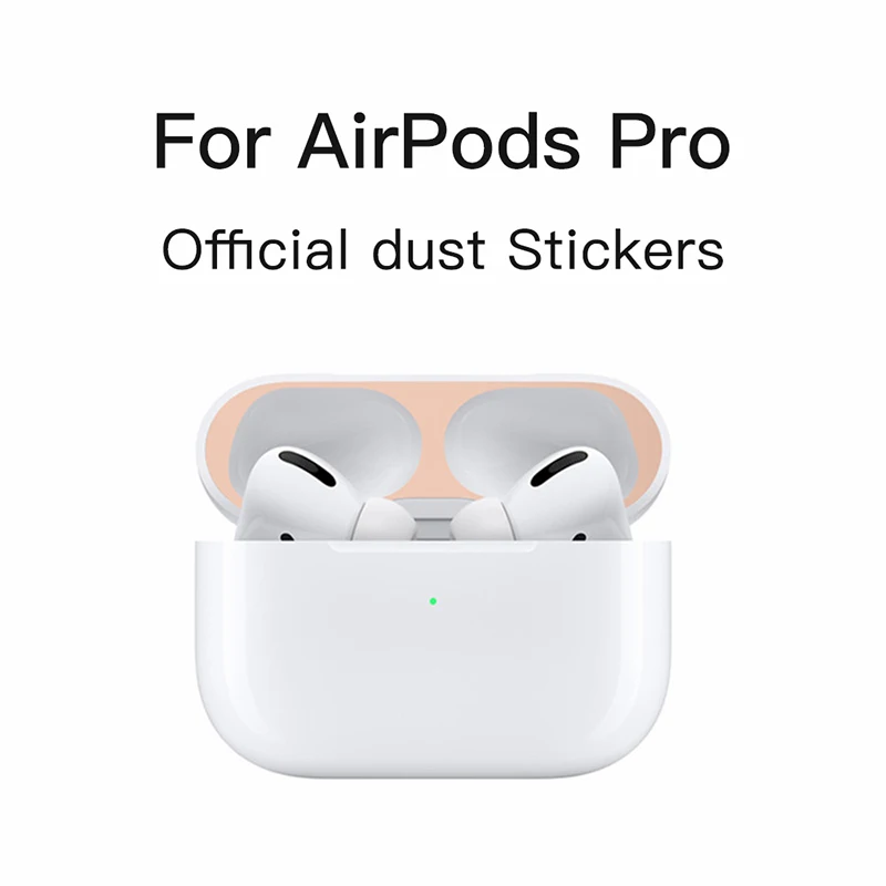 Защитная пленка от пыли для Airpods Pro защитный чехол металлический пылезащитный Air