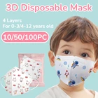 10-100 шт., Одноразовые Дышащие маски для лица