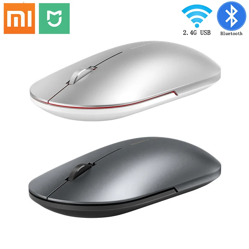 Беспроводная мышь Xiaomi 2/Модная Bluetooth USB соединение 1000 точек/дюйм 2 4 ГГц оптическая