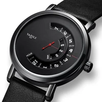 2021 hollow design mens watches men waterproof leather quartz watch fashion creativity mens unique watch relogio masculino