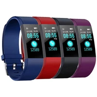 115plus smart bracelet bluetooth smart watch heart rate blood pressure monitor fitness tracker smart electronic wristbands