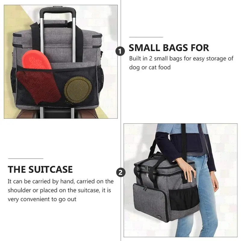 

1 Set Durable Outdoor Chic Pet Handbag Pet Storage Bag Handheld Pouch for Dog Puppy