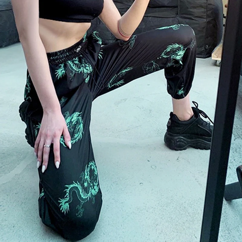 

Top Quality Women High Waist Print Long Pants Fashion Female Summer Casual Pants