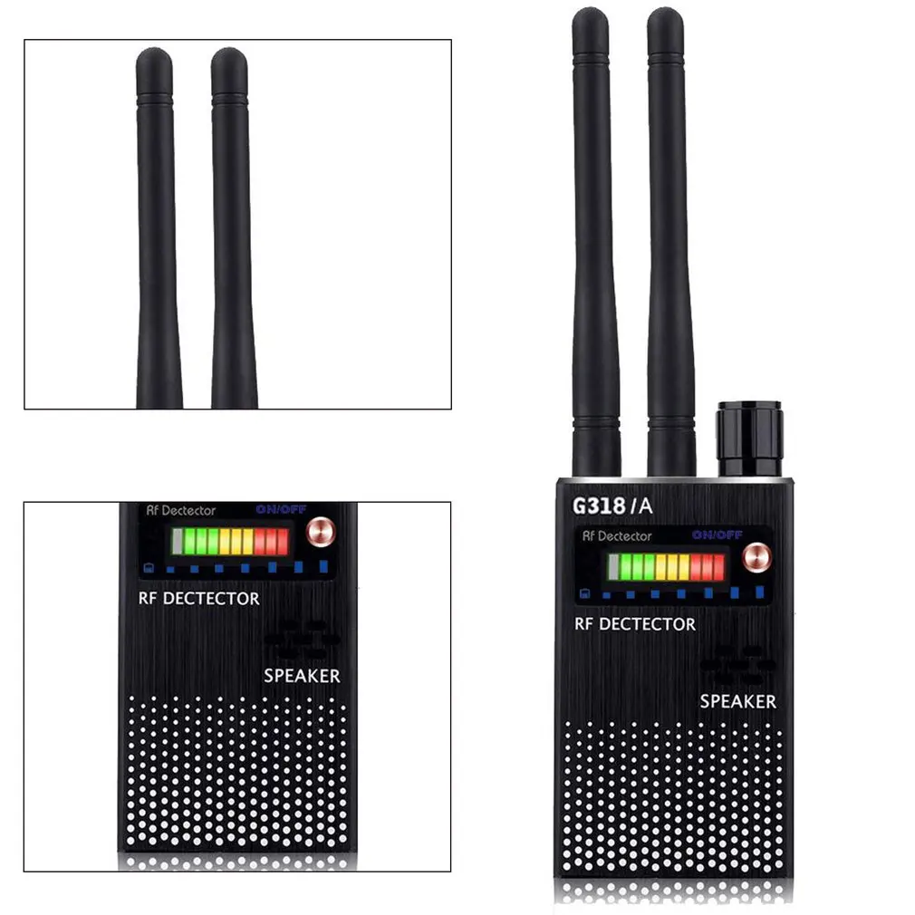 

New 1 PCS Full Frequency Anti Wiretapping RF Signal Detector Beep Sweeper GPS Bug Detector Anti-inteference Detector