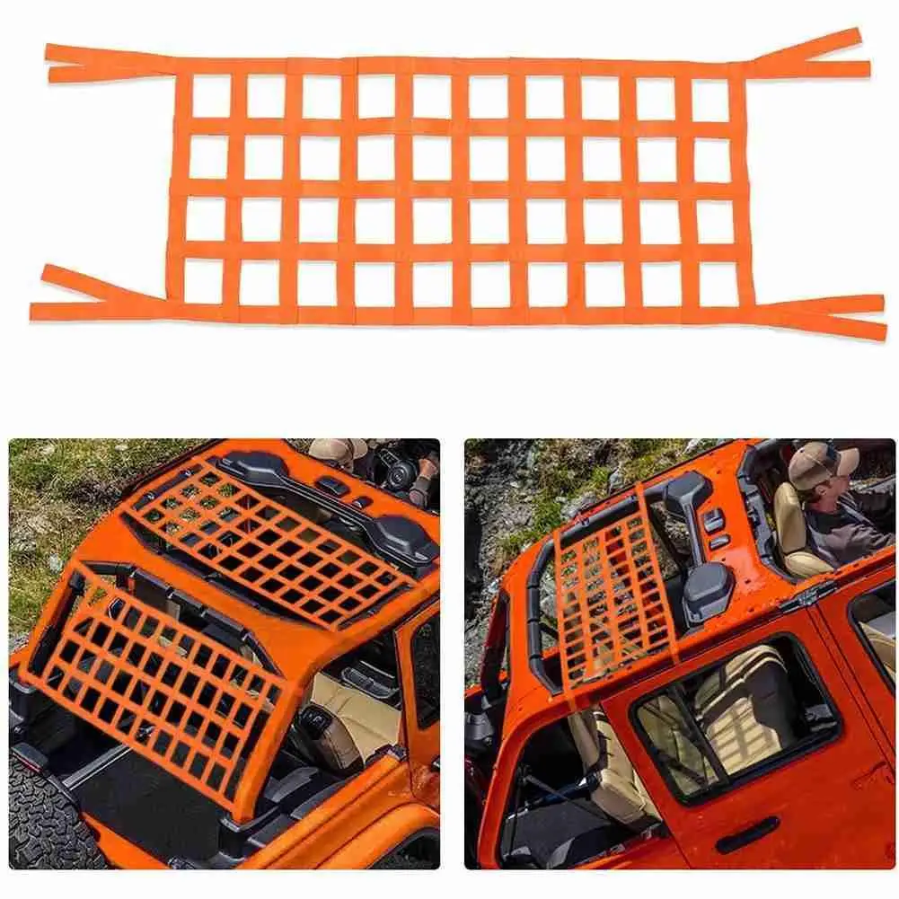 

Многофункциональная модифицированная версия, автомобильный багажный ящик для хранения на крыше автомобиля, сетчатые аксессуары для Jeep ...