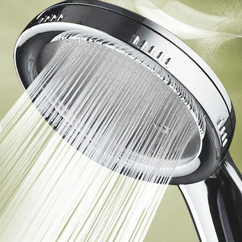 

High Pressure Water Saving Rainfall Shower Head Bathroom Accessories ABS Chrome Holder Showerhead Bathroom Accessories