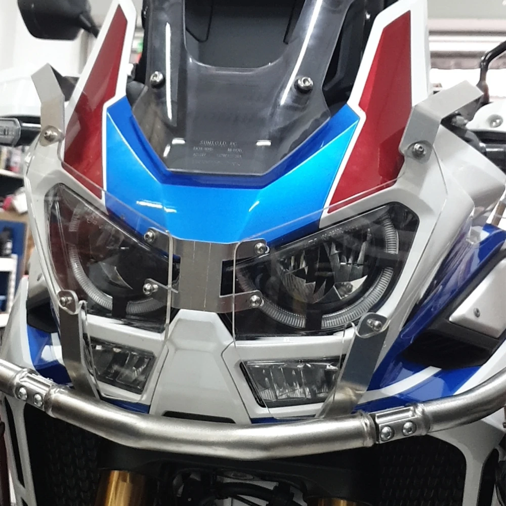 Прозрачная защита для передней фары акриловая подходит CRF1100L Africa Twin Adventure Sports 2019