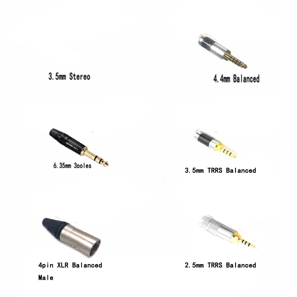 Thouliess HIFI 3 5/2 5/4 4 мм сбалансированный Чистая медь A2DC Улучшенный кабель для