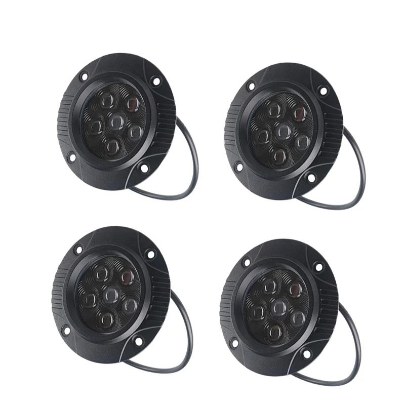 

72W LED Driving Lights Round Headlight Motorcycle Spot Beam Work Light Motorbike Auxiliary Lights