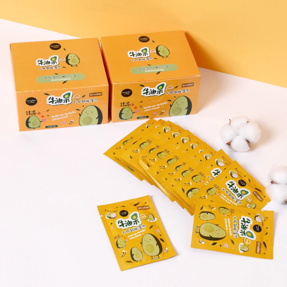 30 шт. одноразовые салфетки для снятия макияжа с авокадо | Красота и здоровье