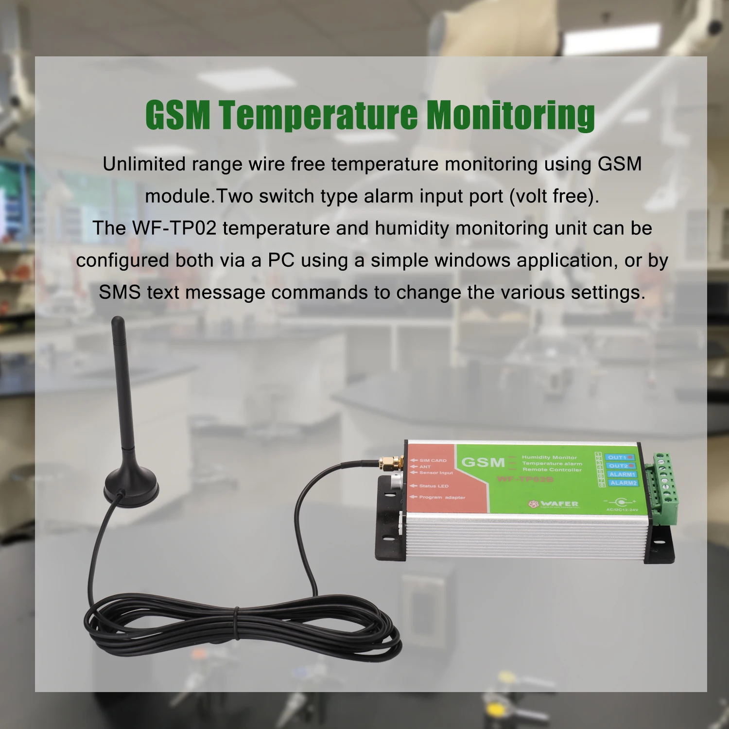 GSM Temperature Monitoring SMS Alarm Report Email Data Log Two Relay Output And Input Port | Инструменты