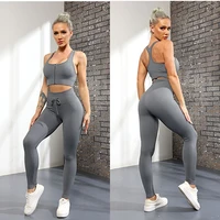 seamless yoga set workout clothes athletic wear sports gym legging fitness bra top long sleeve top women sportswear yoga suit