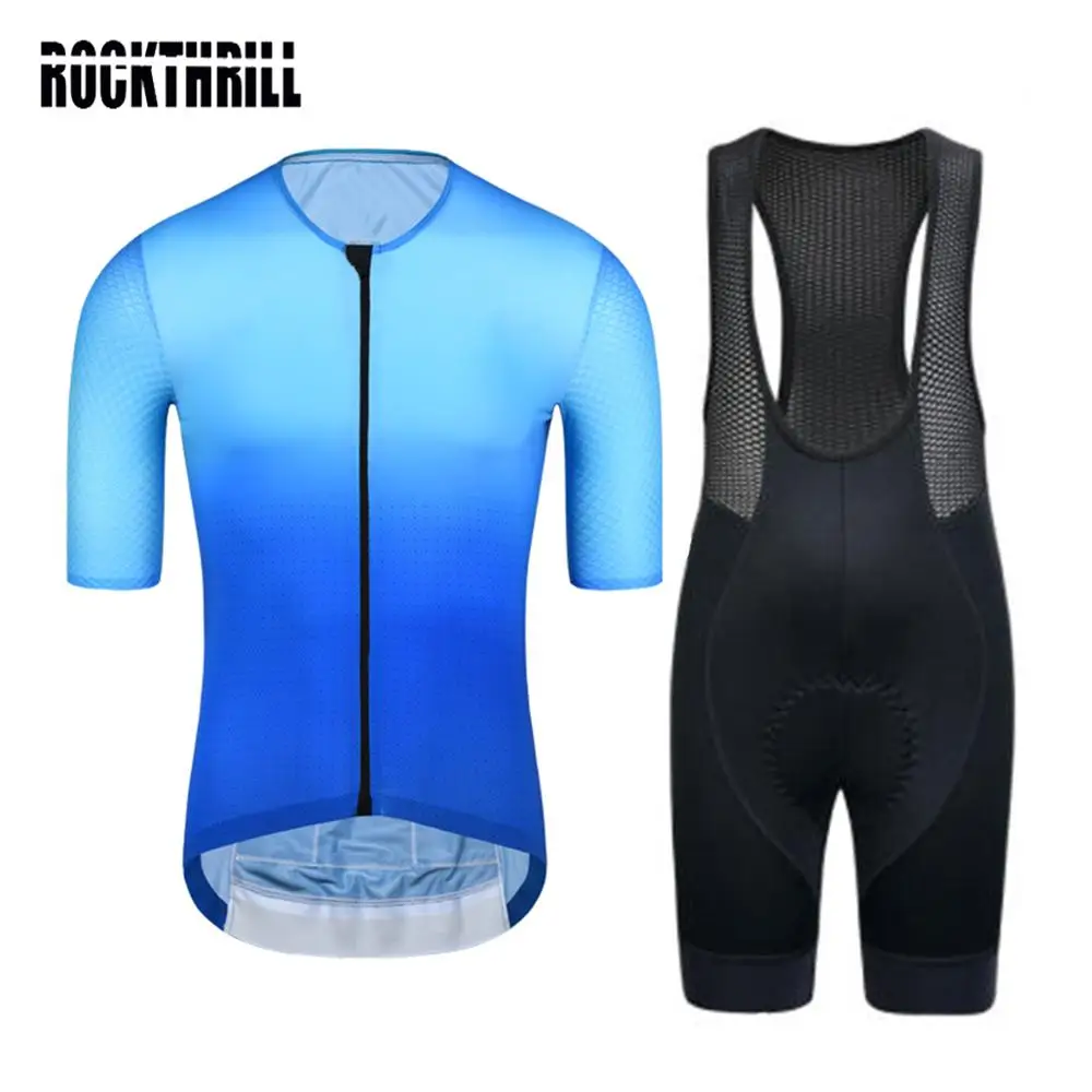 Pro Team мужчины Aero Велоспорт Джерси нагрудник короткий комплект одежда высокой