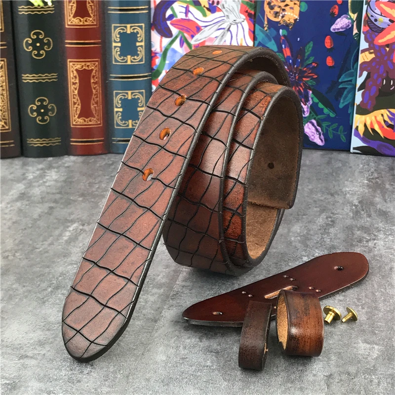 Высококачественные кожаные ремни без пряжки мужской ремень Ceinture Homme мужские 105 125