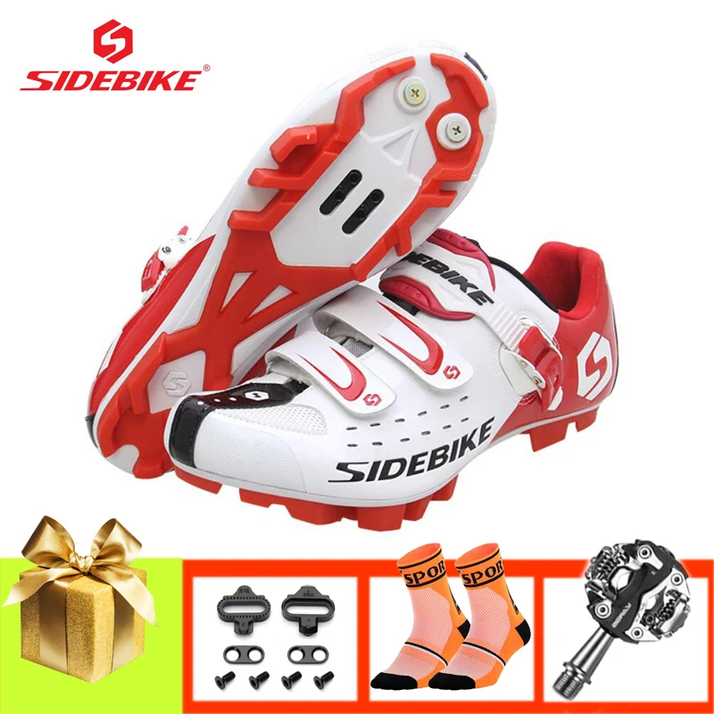 SIDEBIKE cycling shoes men women mountain bike sneakers sapatilha ciclismo mtb SPD pedal breathable riding outdoor bicycle shoes