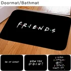 Классический друзья ТВ показать забавные цитаты коврик с рисунком маленьких Спальня ковер для Спальня кухонной двери декоративные нескользящий коврик