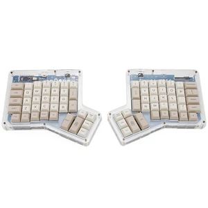 dsa ergodox ergo pbt dye subbed keycaps for custom mechanical keyboards infinity ergodox ergonomic keyboard keycaps beige grey free global shipping