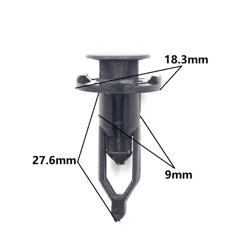 Пластиковая фиксированная заклепка для крыла бампера KE LI MI 9 мм клипса Toyota Prado Corolla