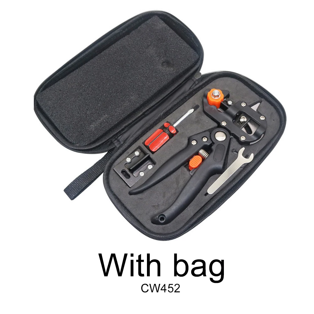 With bag Садовые инструменты измельчитель фруктовых деревьев секаторы ножницы прививка режущий инструмент с 2 лезвиями секатор дерево резка садовые инструменты - Цвет: With bag