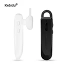 Kebidu мини Беспроводной Bluetooth наушники стерео бас Bluetooth 4,1 гарнитура громкой связи Bluetooth гарнитура для одиночный наушник наушники с микрофоном для всех смартфонов