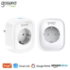 Умная розетка Gosund, 16 А, с голосовым таймером, Wi-Fi, вилка, дистанционное управление через TuyaSmart LifeAlexa Google