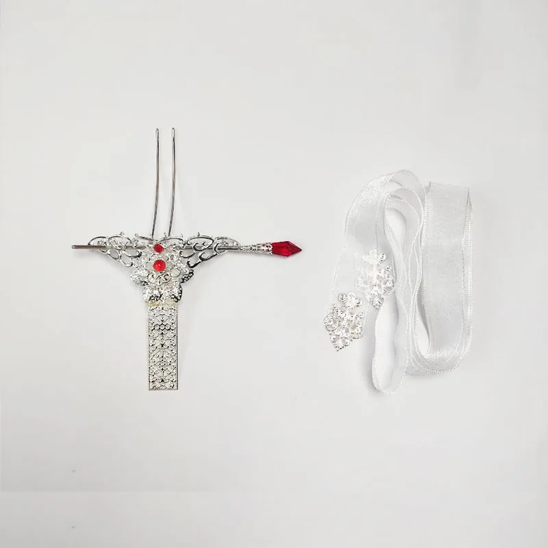 

Chu Wanning Cosplay Headwear Anime Erha And His Master White Cat Costume For Men And Women Chinese Anime Cos