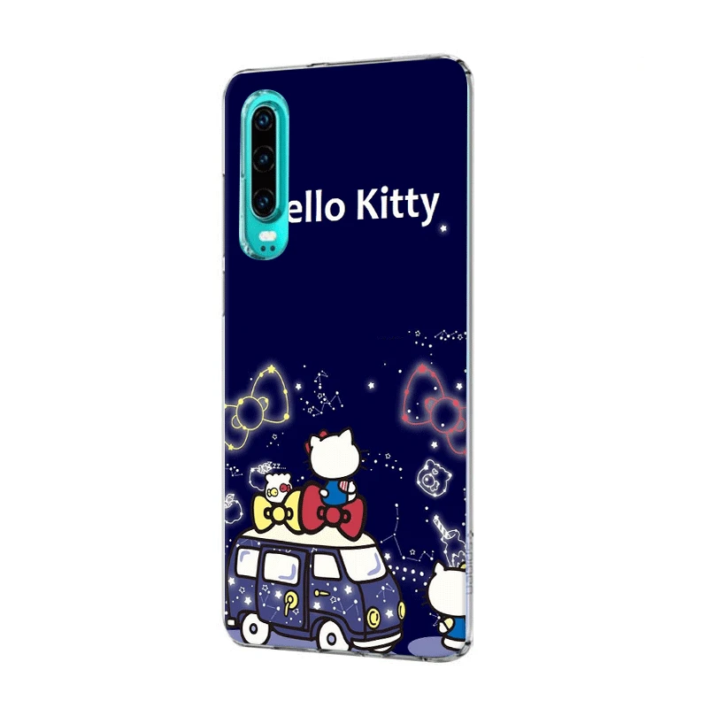 Чехол для мобильного телефона huawei P30 P20 P10 P9 P8 P Sart Z Lite Pro Жесткий чехол hello kitty |