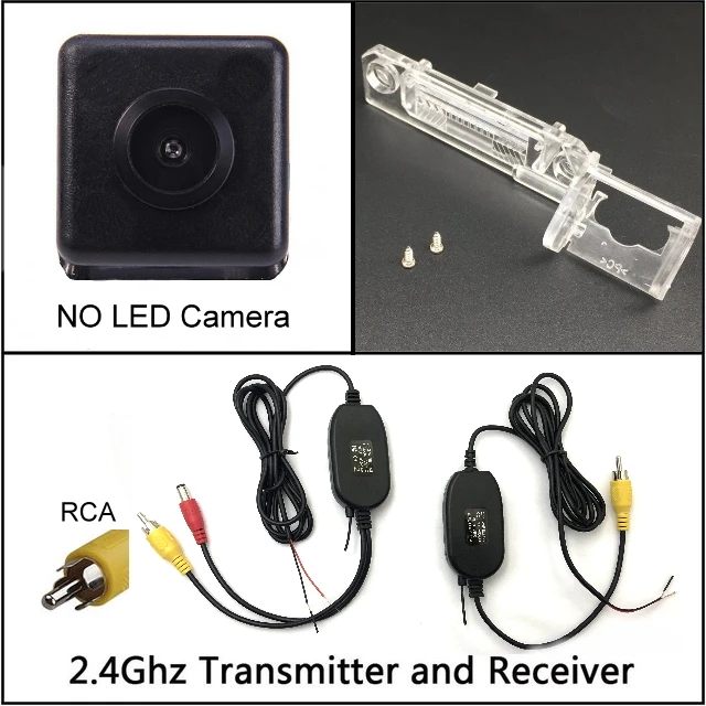wireless n NO LED Для Volkswagen T5 Transporter Caravelle Multivan 2003~ HD автомобильный обратный резервный заднего вида парковочная камера заднего вида ночного видения - Название цвета: wireless n NO LED