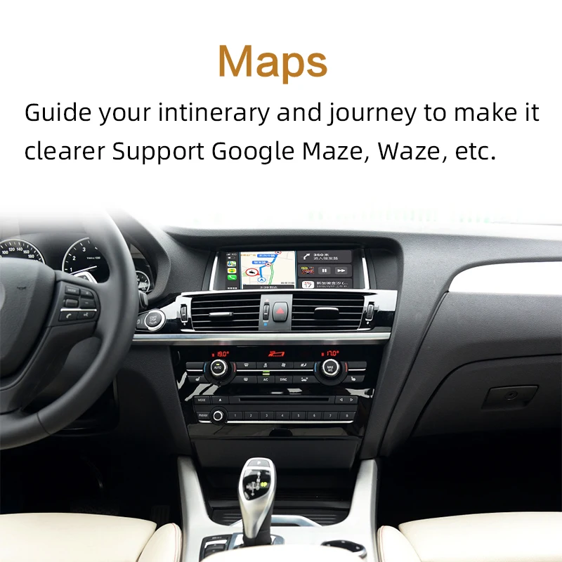 Sinairyu беспроводной Apple Carplay Android авто интерфейс для BMW серии 3 F30 F31 F34 4 F32 F33 F36 NBT MuItimedia