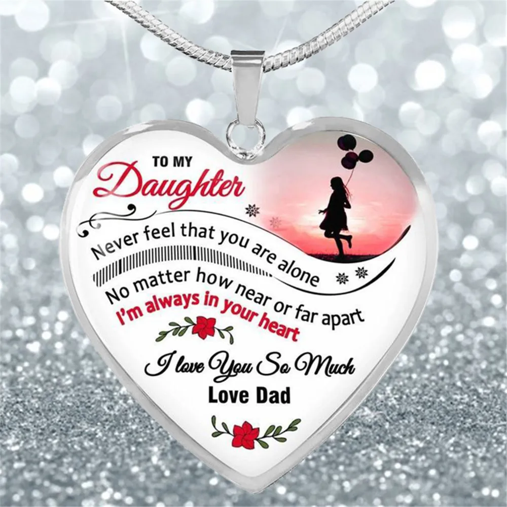 Подвеска для дочери папа никогда не падал что вы одиноки независимо от того как