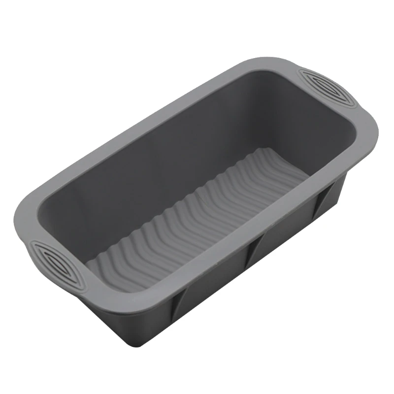 

Rectangular Silicone Mold Cake Cheese Dessert Mould Toast Bread Loaf Pan DIY