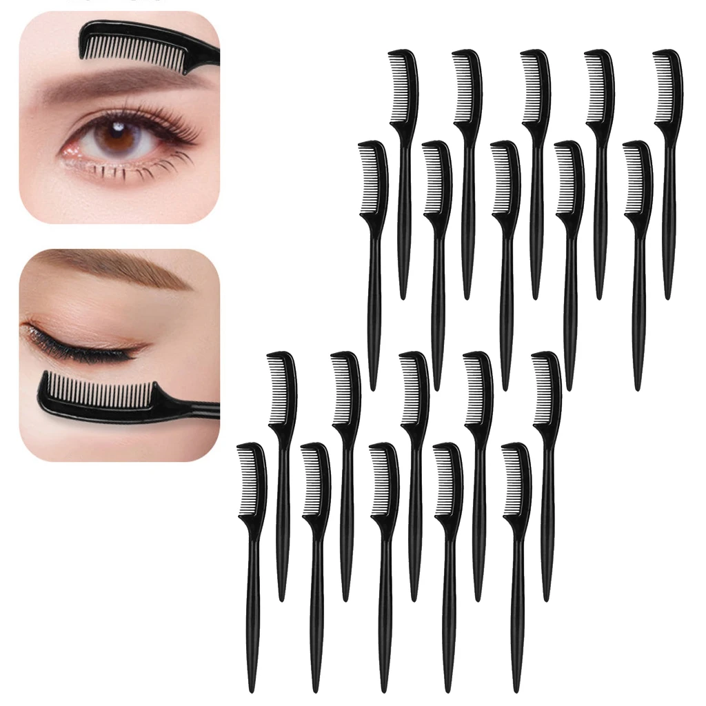 20 шт. пластиковые мини гребни для бровей и ресниц ухода за шерстью животных