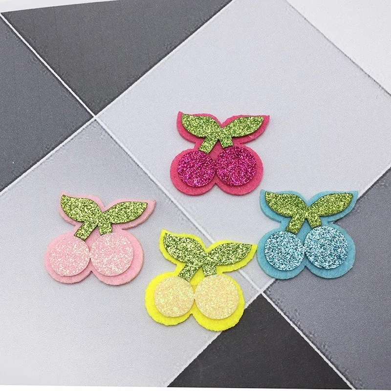 10 шт. мягкие аппликации в виде клубничного шара для одежды искусственные