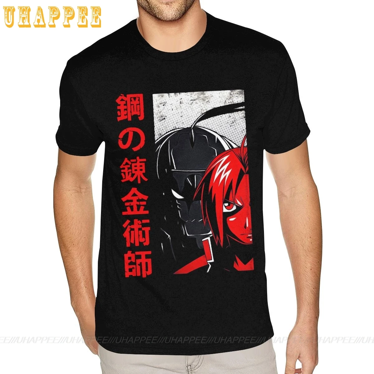 Цельнометаллический альхимик Teeshirts Классическая рубашка для подростков Мужская