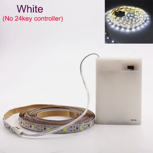 Гибкая светодиодная лента 5 В usb 0,5 м 1 м 2 м 3 м 5 м Светодиодная лента подсветка ТВ-лампы rgb теплая белая Адресуемая неоновая Светодиодная лента - Испускаемый цвет: White battery