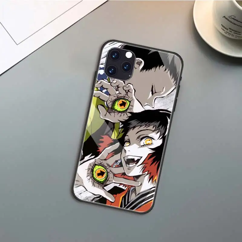 Demon Slayer Kimetsu No Yaiba Cases for iPhone 14 Plus 12 13 11 Pro Max SE 2020 X XS XR 8 7 6 6S Tempered Glass Phone Cover