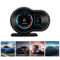 car hud obd2 digital guage head up display speed monitoring with acceleration turbo alarm auto on board computer car accessories