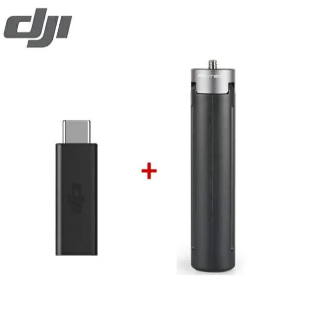 Для DJI Osmo Pocket 3,5 мм аудио адаптер поддерживает внешний 3,5 мм микрофон для DJI Osmo Pocket официальный адаптер - Цвет: Коричневый