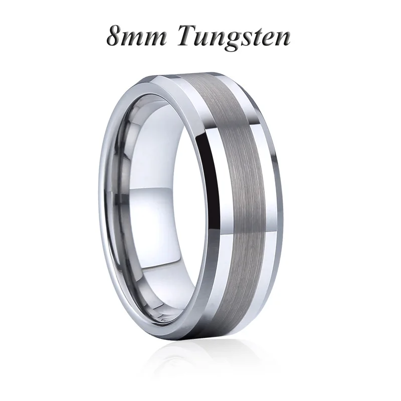 PVF018S men 8mm Love Alliances ювелирные изделия из карбид вольфрама предложение Свадьба пара обручальные кольца набор для мужчин и женщин золотой цвет 6 мм - Цвет основного камня: PVF018S men 8mm