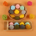10 шт., силиконовые бусины в форме ракушек