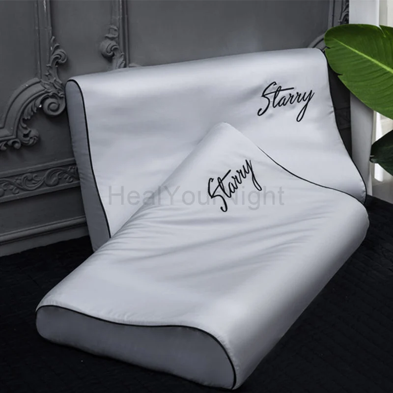 

30x50CM/40x60CM Pillowcase Memory Foam Pillow Cases Latex Pillowcase Pillowslip Creative Soft Slip-over Cotton Pillowcase