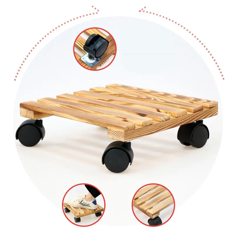 Отдельно стоящий держатель для дерева бонсай дома балкона бамбукового цветочный