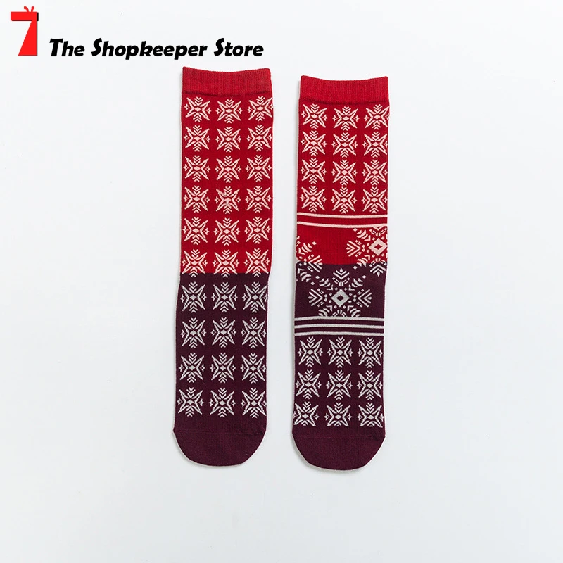 

2020 Funny Women Socks Personality Left And Right Asymmetric Cartoon Pattern Breathable Socks Female Size 37-43