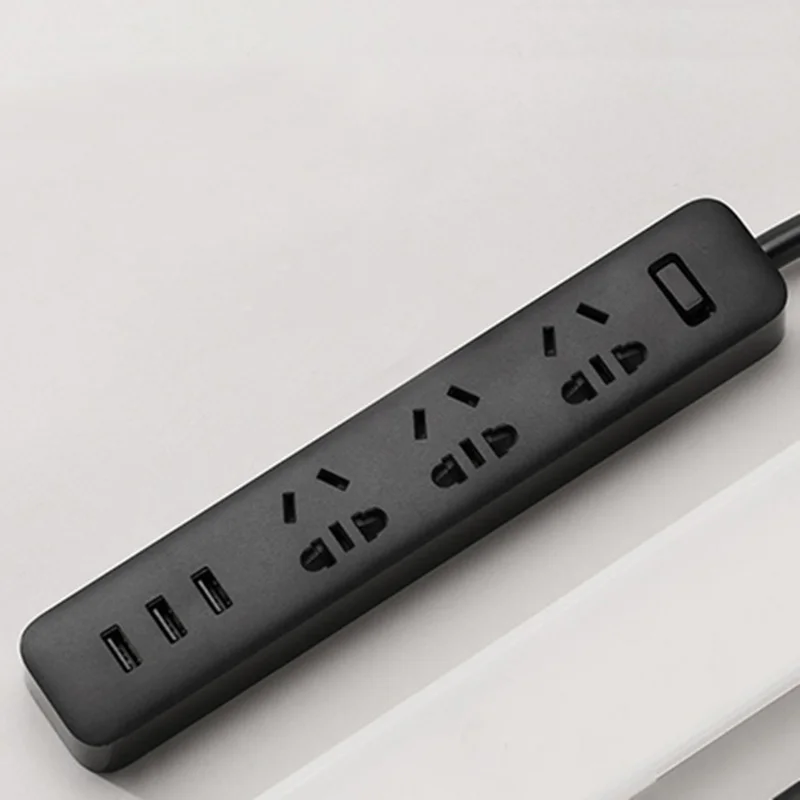 Xiaomi штепсельная плата 3USB 2A быстрая зарядка штекер ряд многофункциональная