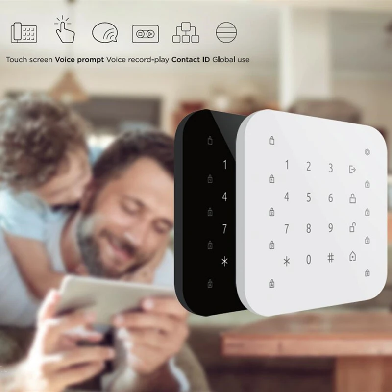 tuya alarm wifi gsm alarm wireless home security alarms house intrusion alarm burglary support alexa google ip camera monitoring free global shipping