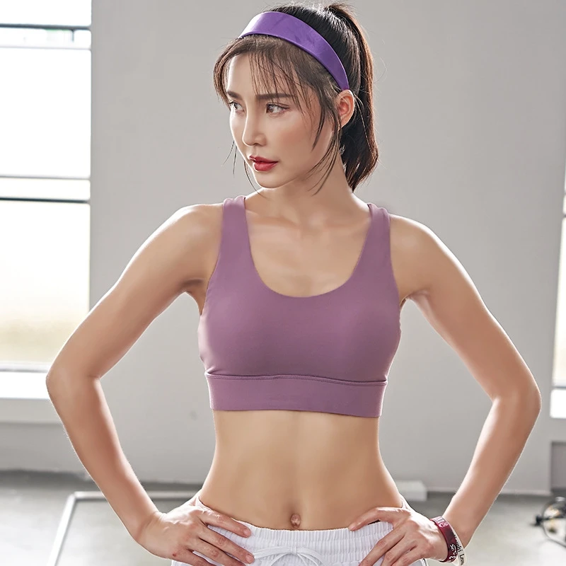 Спортивный бюстгальтер майка для женщин спортзала размера плюс спортивный с