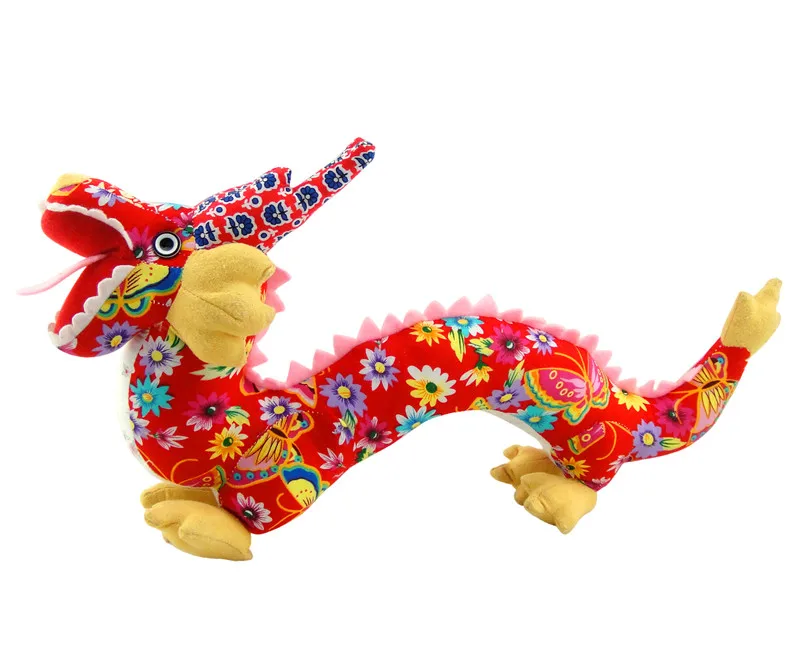 Ant mascot Auspicious pattern embroidered dragon Doll long Pillow stickers ball Gift Plush Animals | Игрушки и хобби