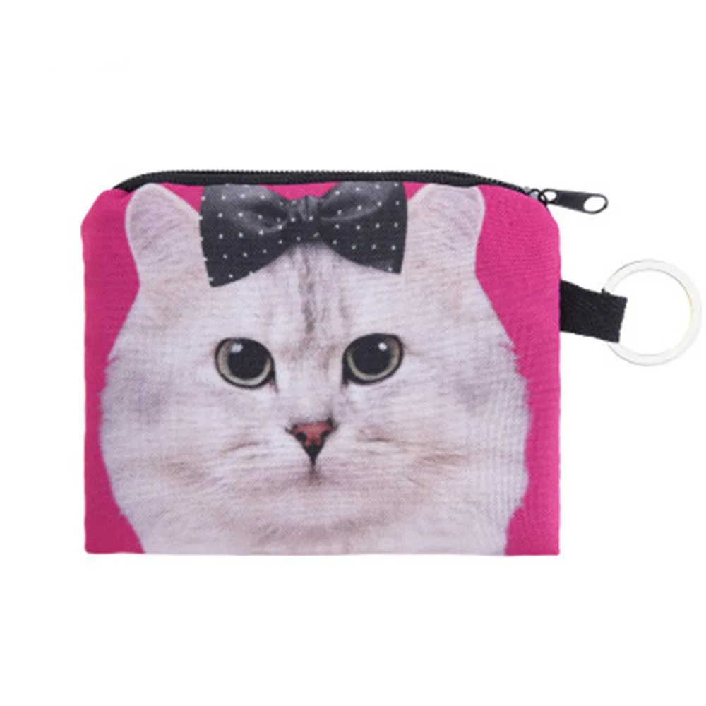 

Girl Printing Coins Purse Clutch Zipper Zero Wallet Phone Key Bags Women National Embroidery Plant