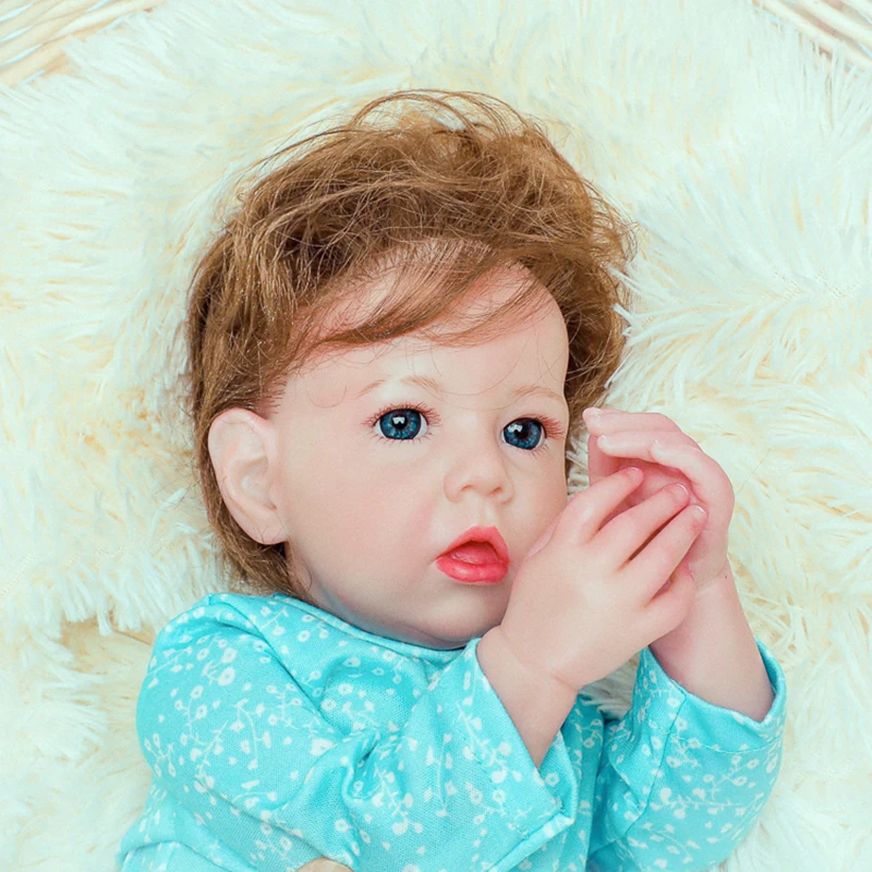 

20Inch Liam Reborn Baby Doll Lifelike Fresh Color Reborn Supply Silicone Limb Cloth Body Doll Best Companion Toy Gift For Kids